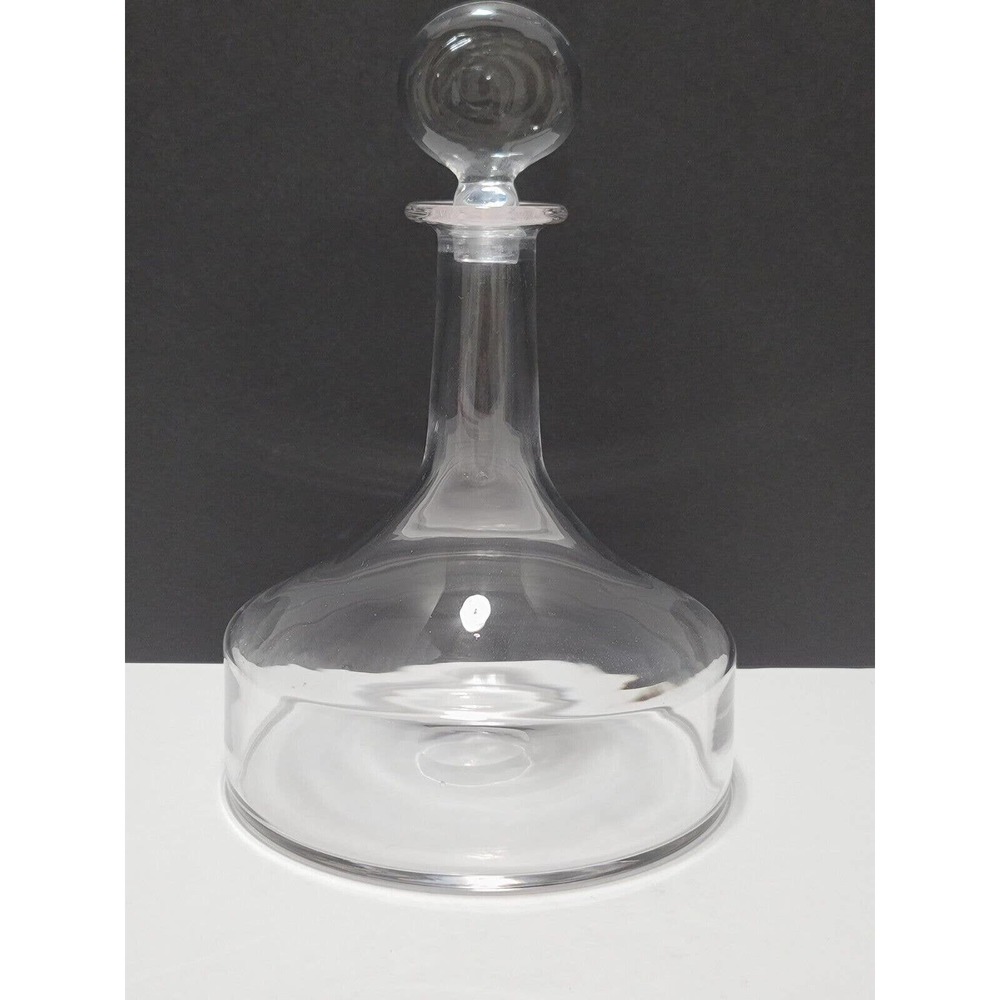 Svend Jensen Made In Sweden Wine Whiskey Scotch Bourbon Decanter Hand Blown